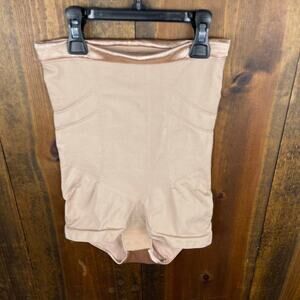 SPANX High-Waisted Body Tunic Shapewear Tan Nude 1457 Slimming Women's Medium